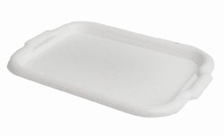 TACA BIAŁA NAKRAPIANA PROSTOKĄTNA PLASTIKOWA TACKA 5903662206085