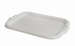 TACA BIAŁA PROSTOKĄTNA PLASTIKOWA TACKA 5903662206085