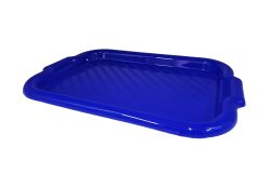 TACA GRANATOWA PROSTOKĄTNA PLASTIKOWA TACKA 5903662206085