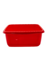 MISKA 7 LITRÓW CZERWONA MKW3 PLASTIKOWA KWADRATOWA 5903662200922